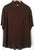 Pal Zileri of Italy- Brown Sheer Rayon Summer Fashion Shirt- size L