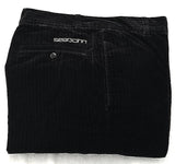Sean John- Black/Gray Velvet Cotton Stripe Fashion Trousers- size 32x30