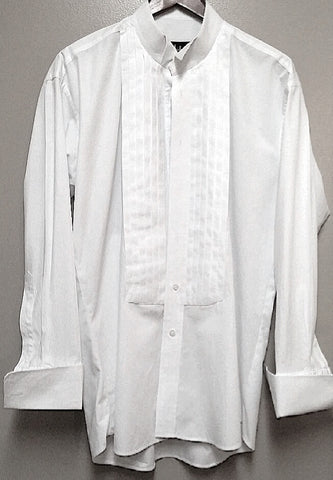 nicole miller men's dress shirts Nicole Miller Mens Dress Shirt sz L 16-16 1/2 Purple Dot Traditional Fit