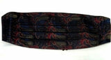 Vintage Mosaic Paisley 100% Woven Silk Cumberbund