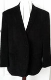 New- Calvin Klein Black Micro Corduroy Sport Coat- size 46L