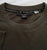 Ermenegildo Zegna-Olive/Taupe Cotton/Tencel Dress Tee Shirt- size (54) XL
