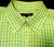 Oliver Harris-Mint Green Check-100% Cotton Twill, BD Fashion Shirt- size L
