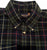 F.A.MacCluer-Green/Navy Plaid,100% Harvest Twill Cotton Fashion Shirt- size M