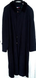 Vintage- Tommy Hilfiger-Navy Mini Herringbone,100% Cotton,Raglan Trench Coat- size L