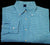 Jeff Rose- Aqua Blue Check, 100% Cotton, BD Fashion Shirt- size L
