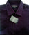 New- Ascot Purple Check Slim Fit Fashion Shirt- Size M (39cm)