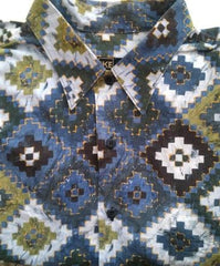 Vintage 'Ike- By Ike Behar'-  South-West Fashion Shirt- Size L