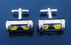 Sand Hour Glass Cuff Links