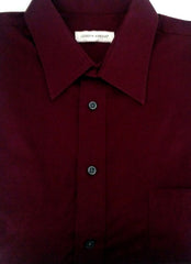 New- Joseph Abboud-Burgundy Stripe Fashion Shirt- Size XL