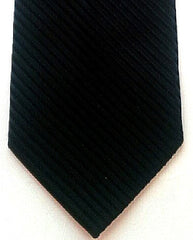 Private Stock Black Twill Hand-Made Silk Tie