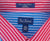 New- Paul Fredrick Red/White Blue Stripe Fashion Shirt- Size XXL