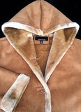 New- Jones NY Hooded Faux Shearling Coat- Size M