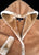 New- Jones NY Hooded Faux Shearling Coat- Size M