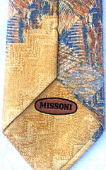 Missoni of Italy- Abstract Print Silk Tie