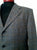 Mondo di Marco- Gray Wool Windowpane Sport Coat- size 42R