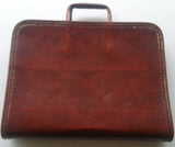 Vintage Pictoral Publishers Leather Attache Case