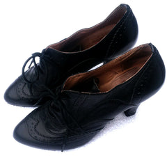 Women's Miz Mooz Collection- Black Ankle Shoes- size Euro (38) / US 7.5