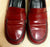 Women's COACH- Red Patent Leather Loafer Shoes- size 6.5B