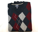 New- Joe-Joseph Abboud Cotton Argyle Sweater Vest- size XXL