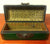 Vintage Oriental Design Leather Wrapped Storage Box