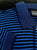 New- Como Sport by Cobra- Blue/Black Stripe Polo/ Golf Shirt- size XXL