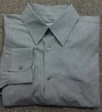 Giorgio Armani- Armani Collezioni Gray Pencil Stripe Dress Shirt- size (41) 16R