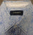 J. Campbell Blue & White Floral Check Fashion Shirt- size L