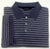 New- Windsor Lake Purple/White Stripe Polo/ Golf Shirt- Size L