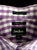 Neiman Marcus Purple Check Dress/ Fashion Shirt- size (16.5x36/37) Trim Fit