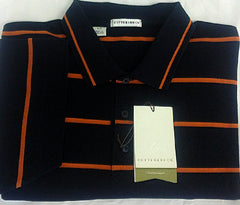 New- Cutter & Buck Horizontal Stripe Polo/ Golf Shirt - Size L