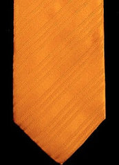 Kolte of Italy Orange Tone on Tone Silk Stripe Tie