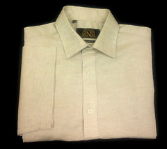 New- 'Next" Short Sleeve Cotton/ Linen Shirt- size 16 (41cm)