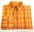 William 'W' Yellow Plaid Summer Fashion Shirt- size L