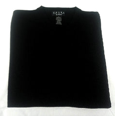 New- Valda by Toscano Black Merino Wool V-Neck Sweater- size L