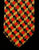 Vintage Ermenegildo Zegna- Red Geometric Silk Tie