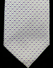 Giorgio Armani Purple Checks, Hand-Made, Silk Tie