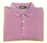Genesis Sport- Purple Microfiber Fashion Polo Shirt- size L