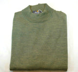 Genesis Sport- Green Merino Wool, Crew-neck Knit Sweater- size L