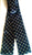 Vintage Blue Geometric Silk Bow Tie