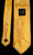 Ike Behar Yellow Geometric-Floral Woven Silk Tie