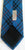 Vintage Blue Scottish Plaid Wool Tie