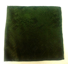 Olive Green Italian Silk Pocket Square
