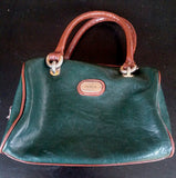 JG Hook Green Leather Handbag