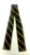 Vintage Black & Tan Stripe Silk Bow Tie