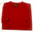 New- Children's Polo-Ralph Lauren Red Cotton Tee Shirt- size M (12-14)