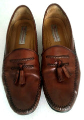 Sandro Mascoloni Brown Tassel Loafer Shoes- Size 13