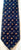 Joseph Abboud Blue & Yellow Geometric Stripe Silk Tie