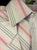 ROAR Blue & Pink Multi-Stripe Fashion Shirt- size L