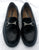 New- Florsheim Comfortech Black Horse-Bit Loafer Shoes- size 7.5M